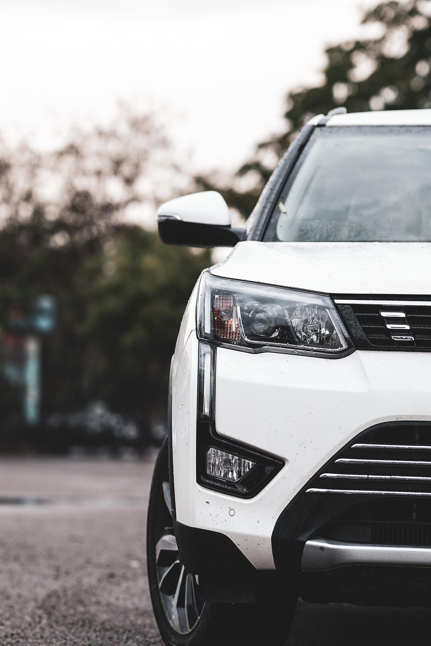 mahindra xuv300, car, vehicle, suv, auto, automobile, headlamp, bumper, xuv300, car wallpapers, road, closeup, car wallpaper, iphone wallpaper